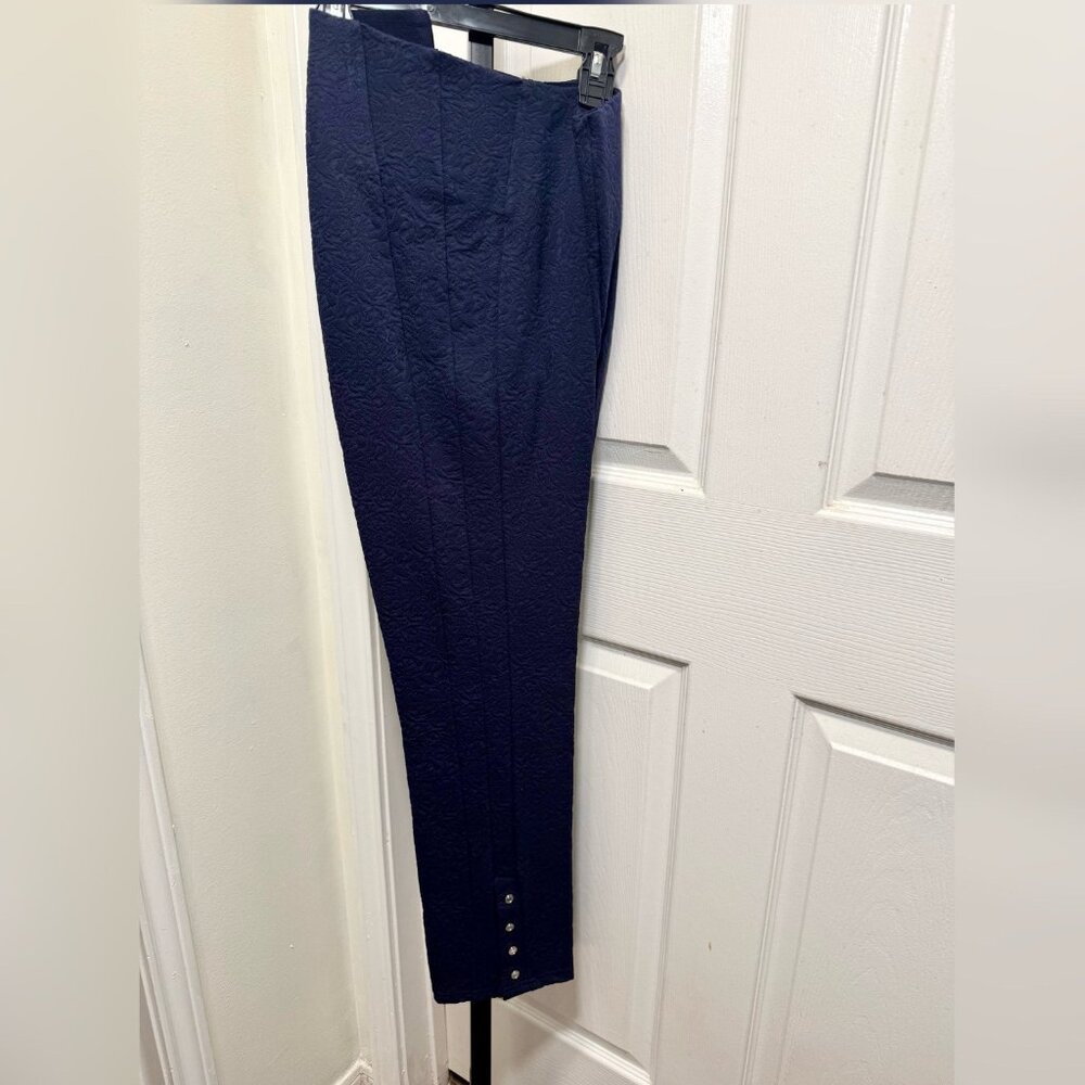 NYGARD LUXE SLIMS - STRIPE MEDLEY NAVY (BRAND NEW) - LARGE (14-16)